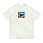 LINEスタンプっぽいグッズショップのクジラさん Organic Cotton T-Shirt