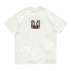 chikarabizのかわいいパンダ、イラストのグッズ Organic Cotton T-Shirt