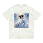 MistyStarkのプリンセススキー オーガニックコットンTシャツ