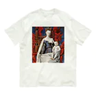 世界美術商店の聖母子と天使たち / Virgin and Child Surrounded by Angels オーガニックコットンTシャツ