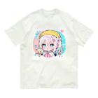 那須モバイル店の帽子を被る女の子 Organic Cotton T-Shirt