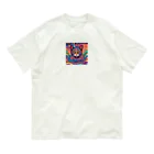 キョロ吉の猫　情熱 オーガニックコットンTシャツ