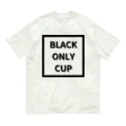 71-CoffeeのBLACK オーガニックコットンTシャツ