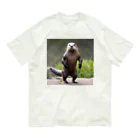 赤ヘアちゃんのSTRONG ANIMAL ~人狩り行こうぜ~ Organic Cotton T-Shirt