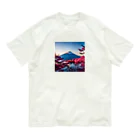 P.H.C（pink house candy）の富士山と紅葉、そして湖のグッズ オーガニックコットンTシャツ