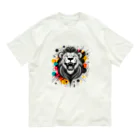 リトルスター・クローゼットの#laughing animal art Organic Cotton T-Shirt