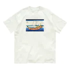 浮世絵屋の北斎「富嶽三十六景㉒　上総の海路」葛飾北斎の浮世絵 Organic Cotton T-Shirt