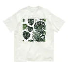 アガベマンの斑入りモンステラグッズ Organic Cotton T-Shirt