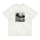 森の絵画屋さんのペン画「孤独」 Organic Cotton T-Shirt