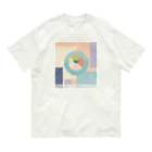 パステルな動物と食べ物と心強さとのパステルパンナコッタ Organic Cotton T-Shirt