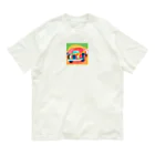 nekobu0323のポップな車 オーガニックコットンTシャツ