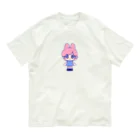 さくりゃ | オリジナルイラストグッズのうさナノちゃん オーガニックコットンTシャツ