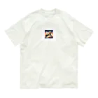 グローバル競馬の草原の魅力　馬 Organic Cotton T-Shirt