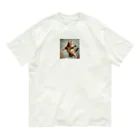 kimagireの跳ねネコ Organic Cotton T-Shirt