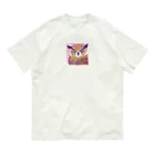 OWIの幸運ふくろうグッズ オーガニックコットンTシャツ