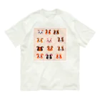 めんたいこのゆるいあにまるず Organic Cotton T-Shirt