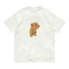 TOMOS-dogの二足歩行わんちゃん オーガニックコットンTシャツ