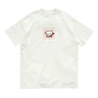 mini_asuのCut 猫 オーガニックコットンTシャツ