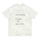 not existの養子を迎えて子どもを救おう Organic Cotton T-Shirt