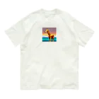 Zep11138のドット絵キリン Organic Cotton T-Shirt