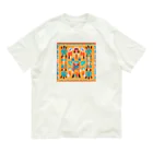 WsR-Tのネイティーブオレンジ Organic Cotton T-Shirt