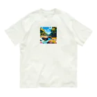 千裕アトリエ（いつもありがとう）の日本庭園 オーガニックコットンTシャツ