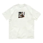 yumena_のねるねこ(寝る猫) Organic Cotton T-Shirt