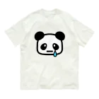 petitringo -プチリンゴ-のぱんだのロックも泣いちゃった Organic Cotton T-Shirt