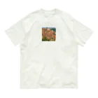 keita-sawadaのドット　イタリアのシエナの街並み Organic Cotton T-Shirt