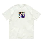 ZZRR12のエーテルの踊り手 - Ethereal Elegance Organic Cotton T-Shirt
