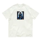 ZZRR12の「狐魔女の蒼き炎」 ： "The Azure Flames of the Fox Witch" Organic Cotton T-Shirt