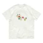 フレブルとパググッズS’IRISERの鼻ペチャクリスマス　パグ Organic Cotton T-Shirt