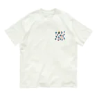 hoku leleのちーむ.えいりあんず２ オーガニックコットンTシャツ