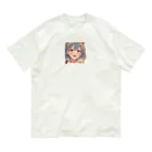 G7のショップの ねこみみの魅力、あなたと共に - ファンタジーグッズ Cat-Eared Beauty: Fantasy Goods to Charm Your Day Organic Cotton T-Shirt