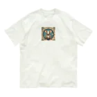 Yoshikoのクリエイトショップの１ばんのりのねずみくん Organic Cotton T-Shirt