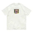 sobamaniaのスマイルドッグ Organic Cotton T-Shirt