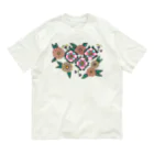 yoshiveggieのHanae Dahlia オーガニックコットンTシャツ