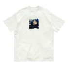 ひとやすみ　らいふの食事中 Organic Cotton T-Shirt