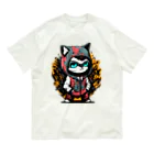 めんぼうさんやのちびネコ Organic Cotton T-Shirt