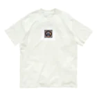 magodooのたぬきぐま Organic Cotton T-Shirt