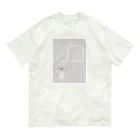 rilybiiのチューリップと花瓶とフレーム Organic Cotton T-Shirt