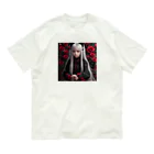 ZZRR12の「猛炎に舞う紅の猫耳守護者」 Organic Cotton T-Shirt