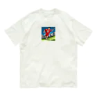 I am japanese(^▽^)/のアニメ風 オーガニックコットンTシャツ