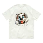 sectorのNaughty dog オーガニックコットンTシャツ