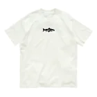 No Fishing No Life の山？　魚？ オーガニックコットンTシャツ