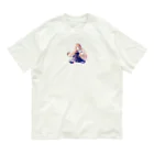 かわいい女の子とシュールな絵のアリスマーガレットちゃん Organic Cotton T-Shirt