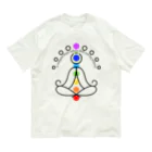 CyberArmadilloのケートゥのガヤトリマントラ Organic Cotton T-Shirt