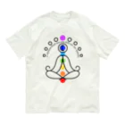 CyberArmadilloの月のガヤトリマントラ Organic Cotton T-Shirt