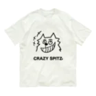 ehime@けだま&もち＆すみのCRAZY SPITZ「HA HA HA」 オーガニックコットンTシャツ