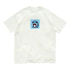 ryoの店の泣き虫シャーク オーガニックコットンTシャツ